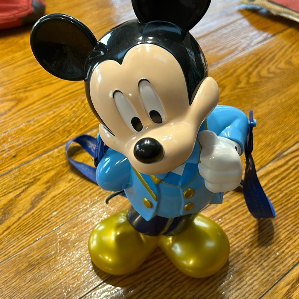 Disney Mickey Mouse 50th Anniversary popcorn bucket.  Excellent condition.